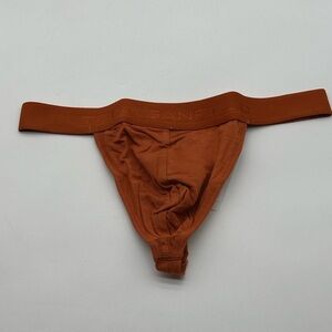 Todd Sanfield Thong Men's Small Orange Rust Essential Underwear Micro Modal NEW